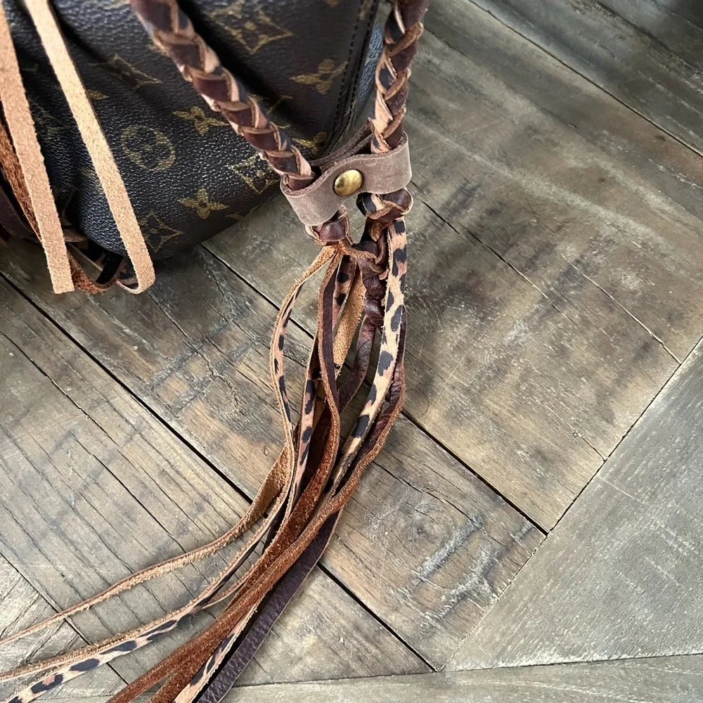 Customized LV Monogram Neverfull MM